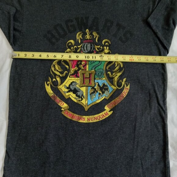 Harry Potter Hogwarts Crest T-Shirt LT - Picture 5 of 8